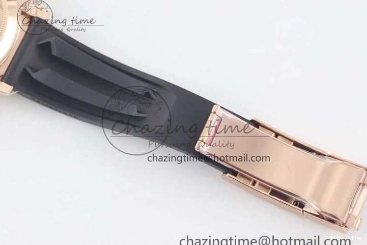 0117 Daytona 116515 RG TWF 1:1 Best Edition 904L Steel Black RG Dial on Oysterflex Strap A Popular 2415